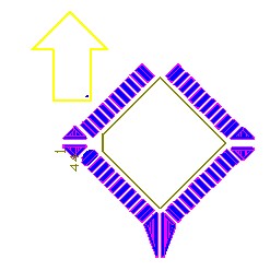 OFP和PLCC型集成塊如采用紅膠工藝過波峰,需采用斜角45度方式擺放，且每邊的最后一個引腳均需添加盜錫焊盤