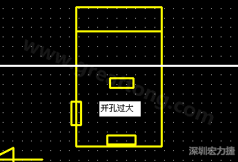 PCB設計時后焊元件焊盤開孔過大容易使焊錫流進插座造成短路。