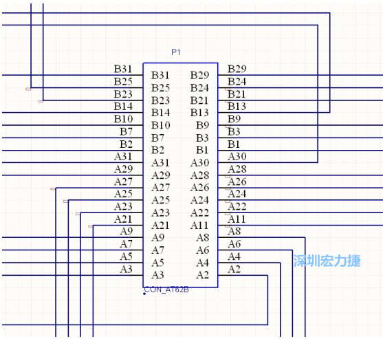 雙擊 1.SchDoc，文件可以被正常打開，下圖是其中的一部分：