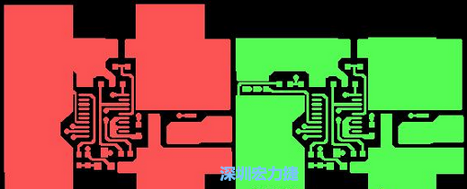 此操作可使文件中大部分的焊盤輸出后仍為焊盤，不會成為線性焊盤，并且不會產生像下圖一樣的短路情況