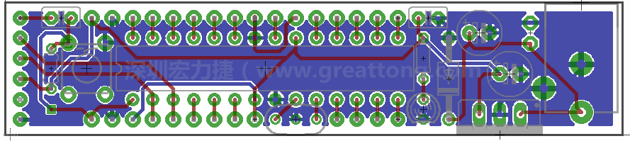 以上就是布線的所有步驟了。接下來就只剩下絲?。╯ilk-screen）、建立Gerber檔跟drill檔和送去印刷電路板廠制作的步驟。
