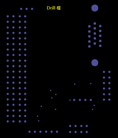 產生Drill File及 Map File 的Gerber 檔案，此會產生描述此PCB所用到的鉆孔的孔徑尺寸及鉆孔的座標資訊。
